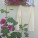 Nowy sweter chmurka ręcznie robiony 71% Alpaka handmade 130cm pachy 50
