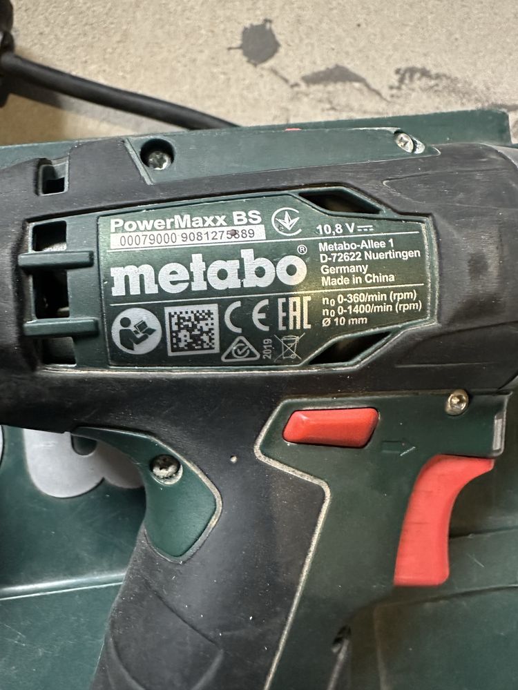 Metabo Power Maxx BS шуруповерт