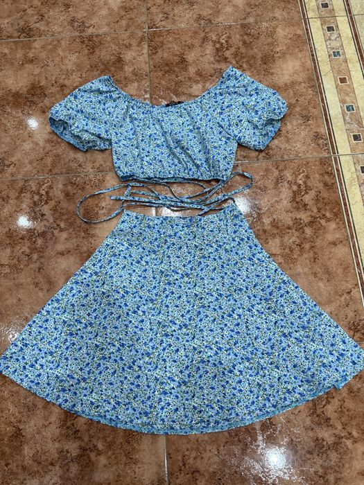 Костюм літній блакитний