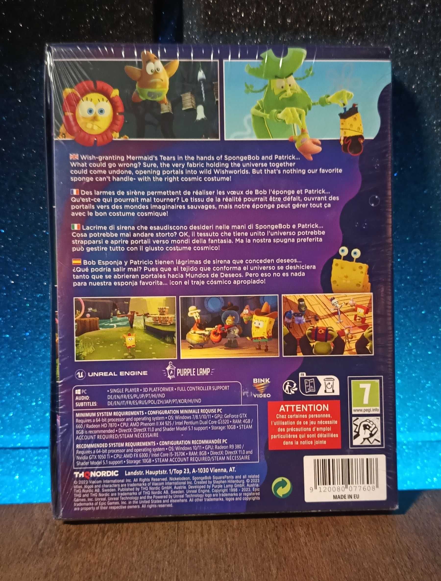 Spongebob Squarepants: Cosmic Shake PC - świetna gra dla dzieci PL DUB