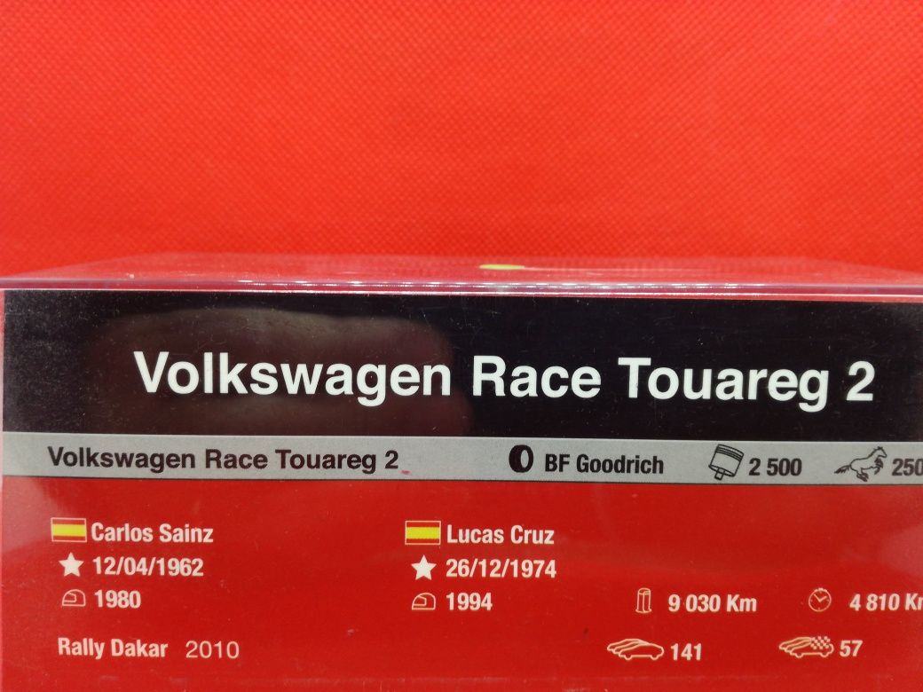 N.53 Miniaturas 1/43 VW Touareg Carlos Sainz como  Dakar