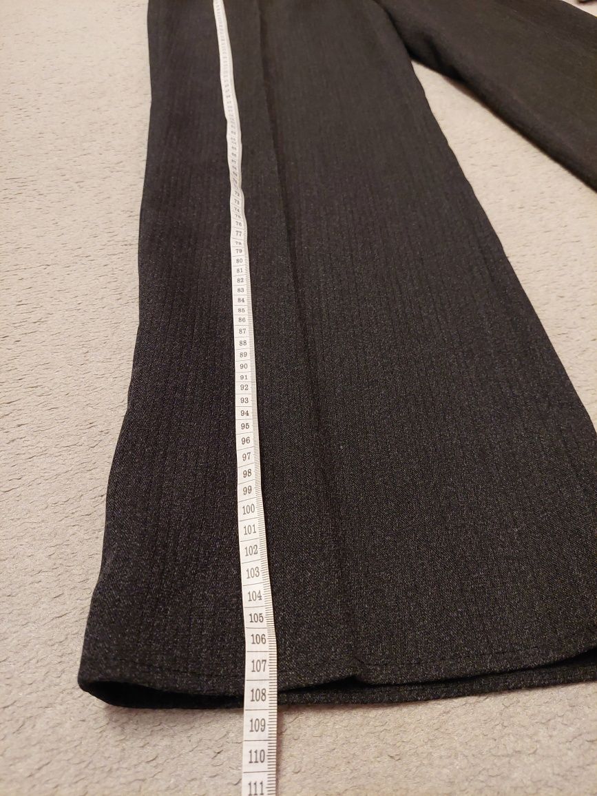 Spodnie damskie czarne kantka rozmiar 46