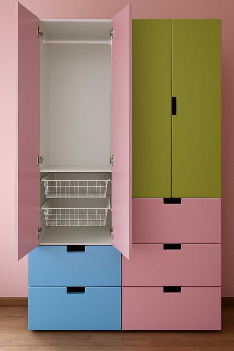 Szafa modułowa MEBLE dziecięce IKEA (STUVA) - pełne wyposażenie pokoju