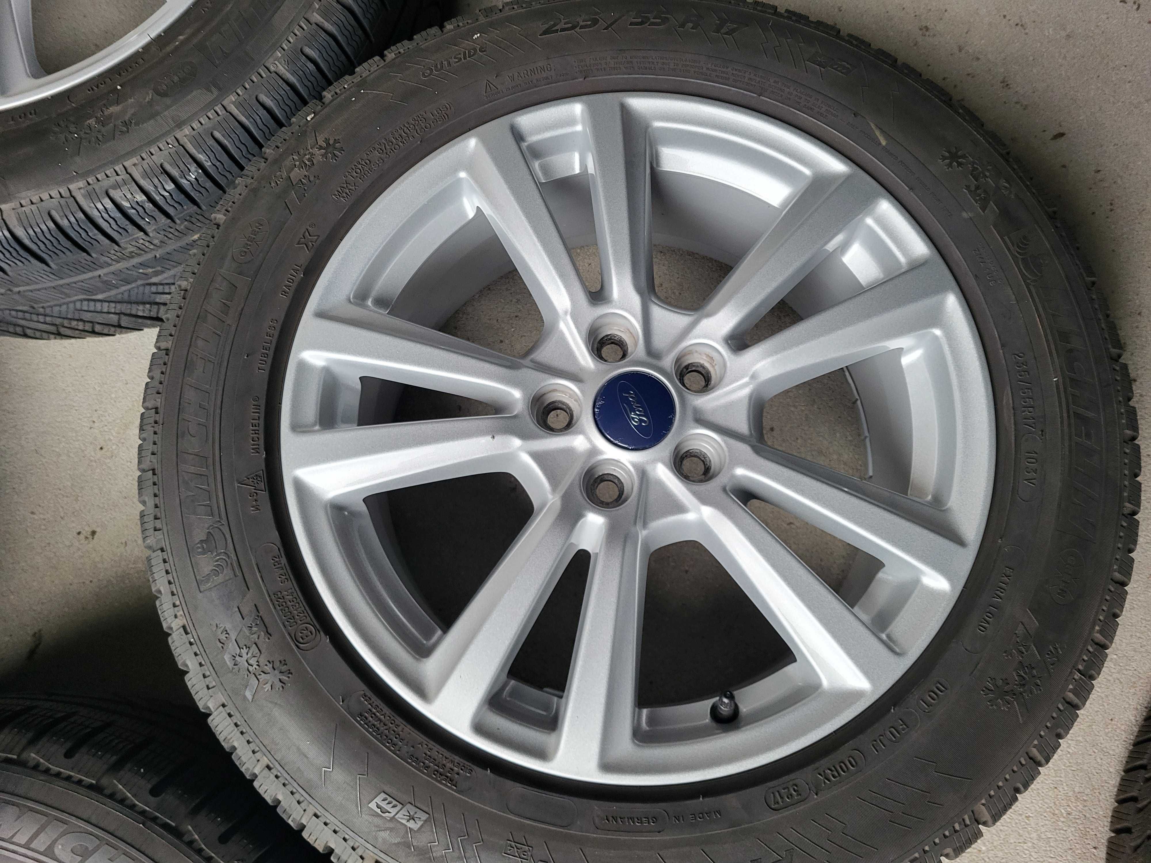 [k290] Koła zimowe 17 Cali 5x108 Michelin 235/55/17 FORD Kuga Smax