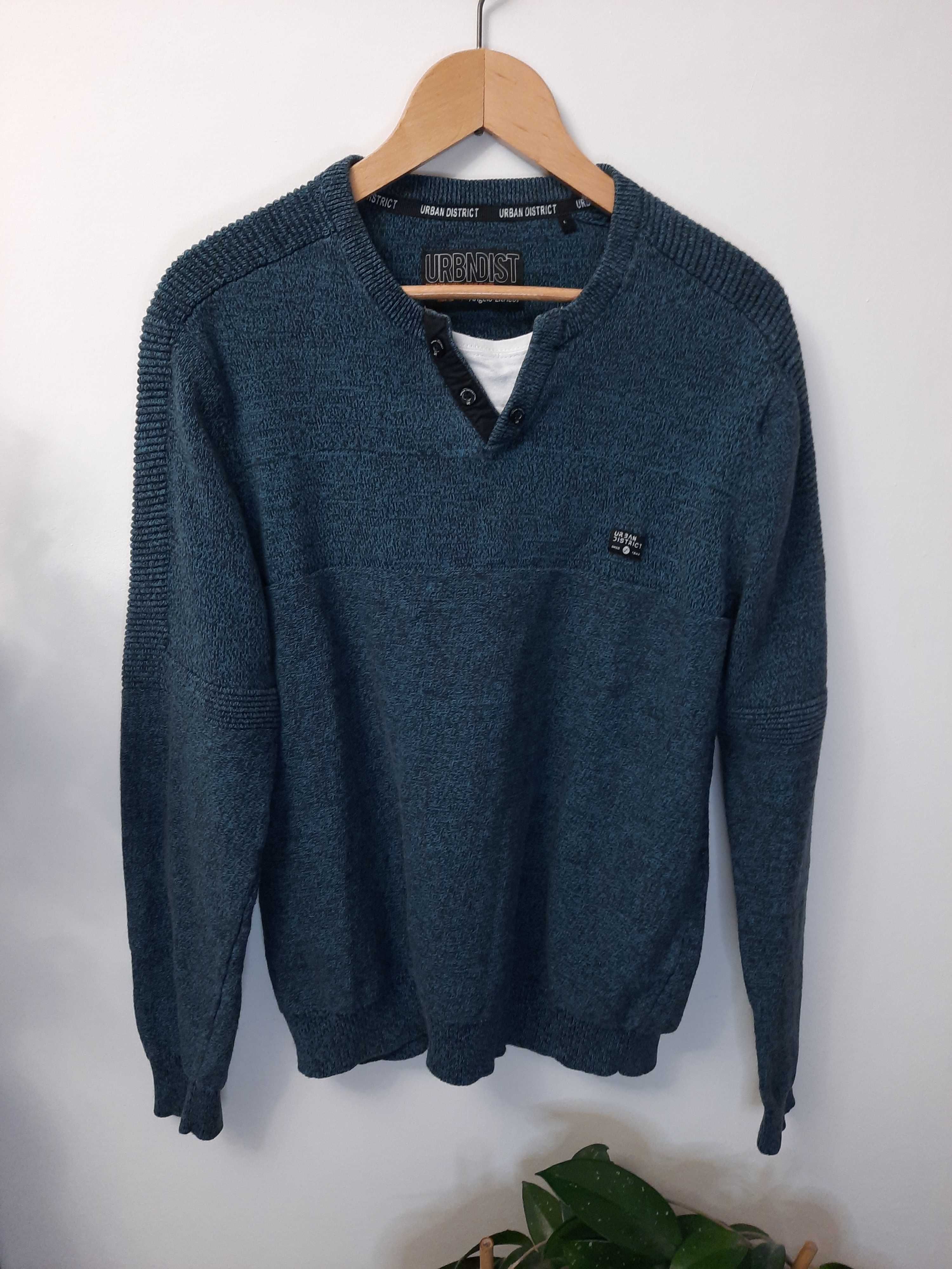 Sweter bawełniany bluza Urban District Angelo Litrico rozmiar L