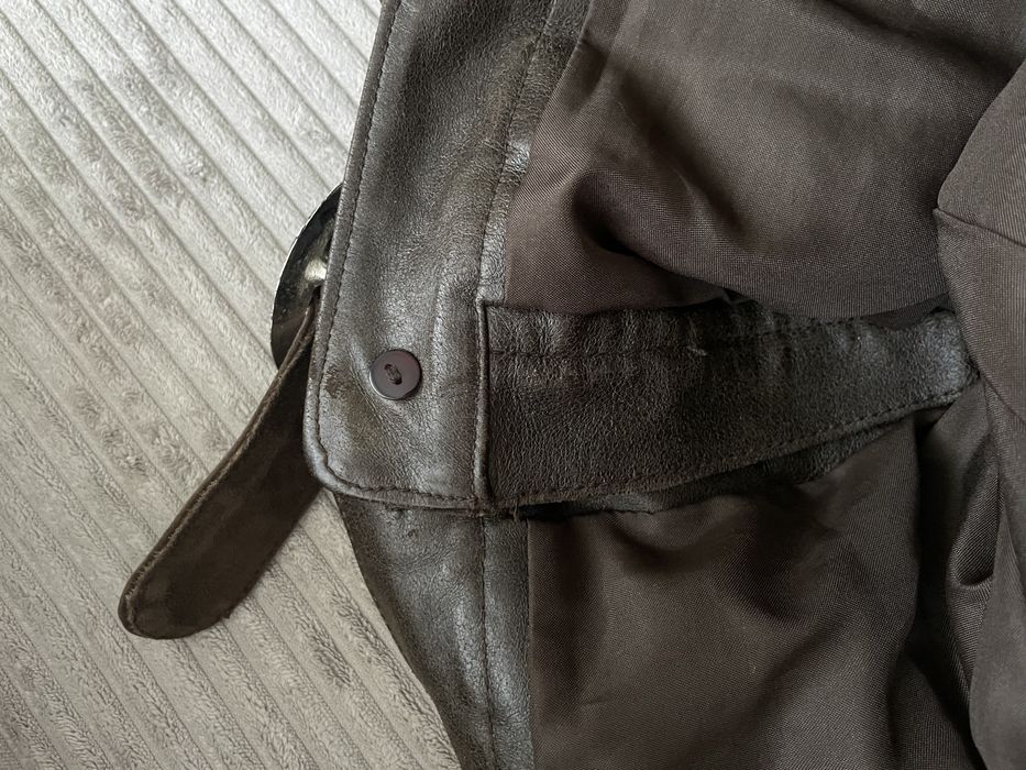 Skórzane spodnie jodlermax skóra zamszowa