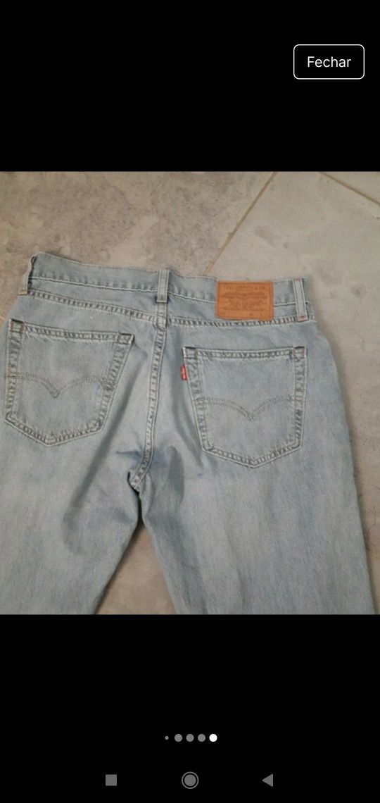 Calças ganga Levis 511