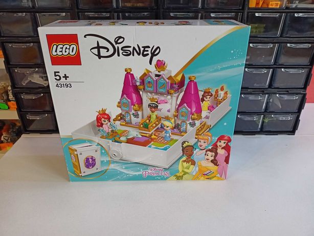 LEGO® 43193 Disney - Książka z przygodami Arielki, Belli, Kopciuszka