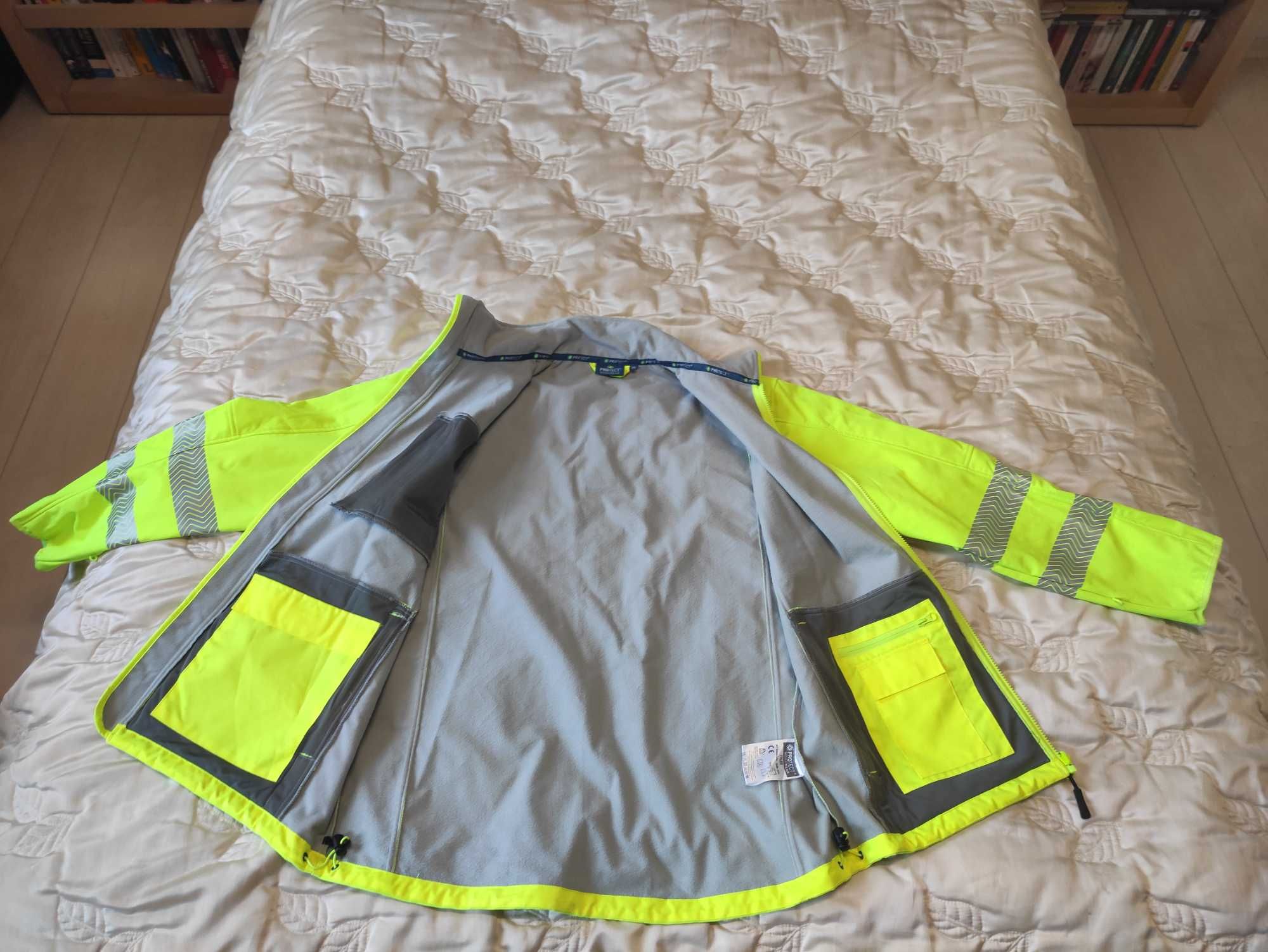 Robocza kurtka odblaskowa softshellowa Protect Workwear Tyler r.  2XL