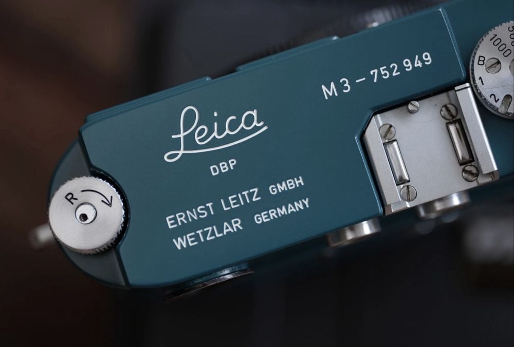 LEICA M3 DS REPINTURA AZUL (CORPO)