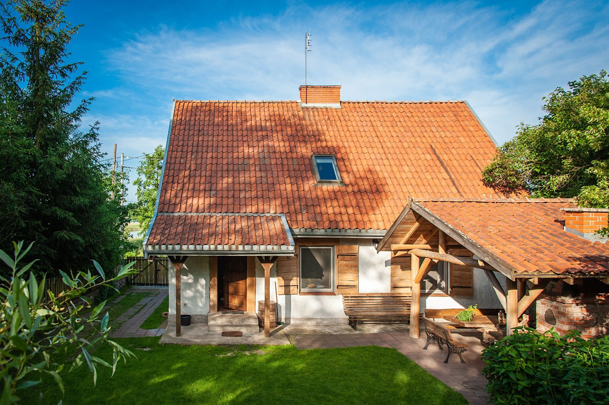 Dom nad jeziorem Wakacje Mazury Jezioro Ryby