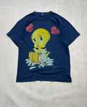 1999s Warner Bros Looney Tunes Tweety koszulka vintage