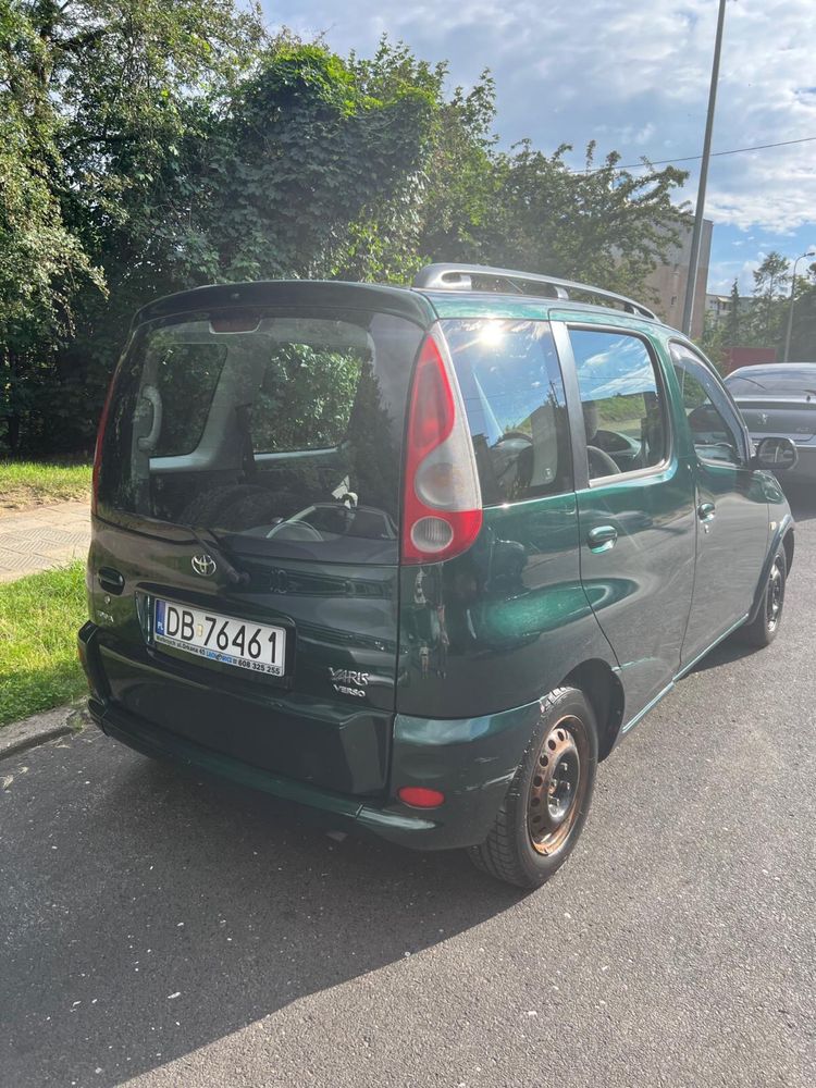 Toyota Yaris Verso, sprawna technicznie, klima