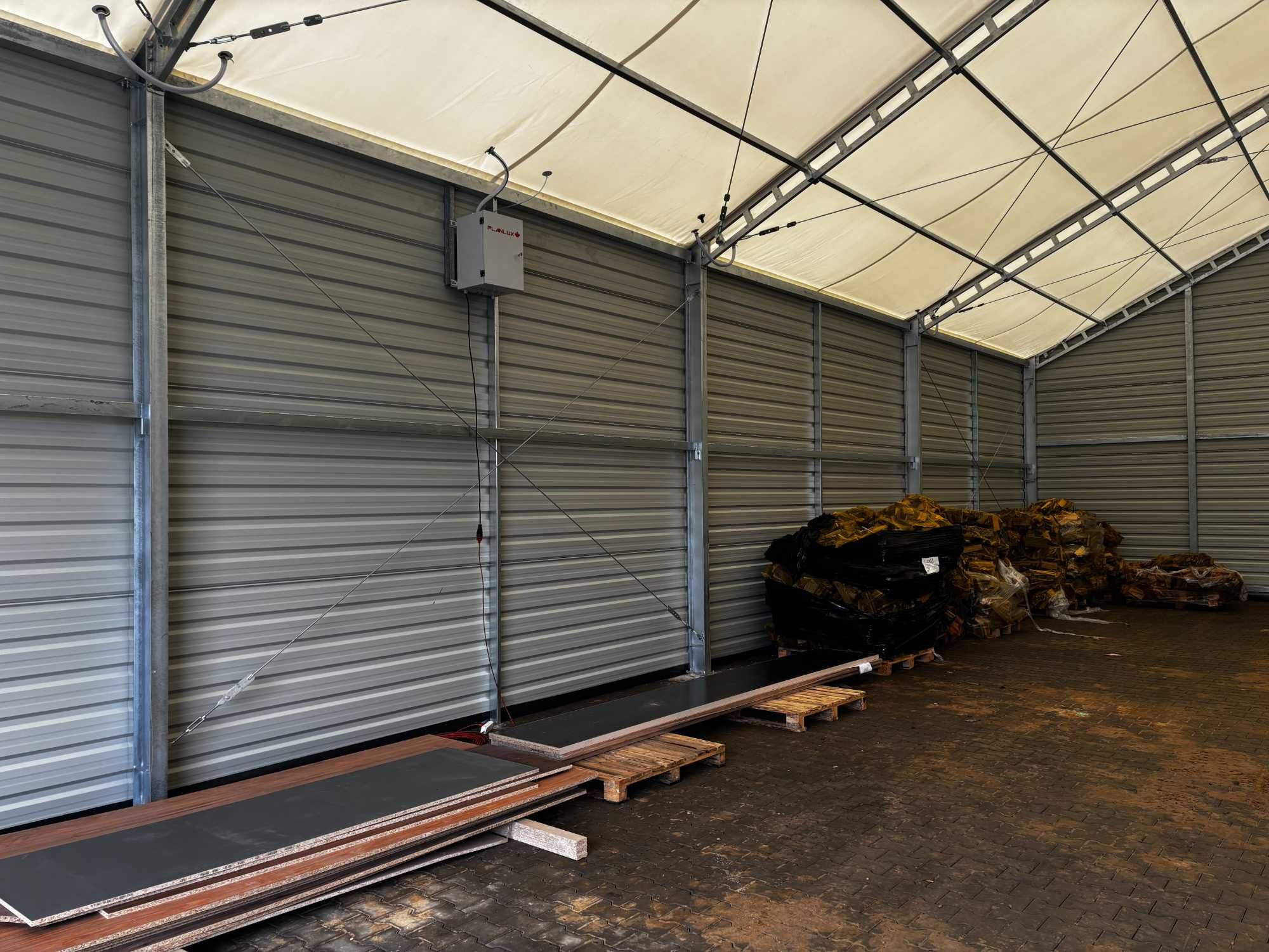 Hala namiotowa 10x20x4m dach pneumatyczny magazyn stolarnia Producent