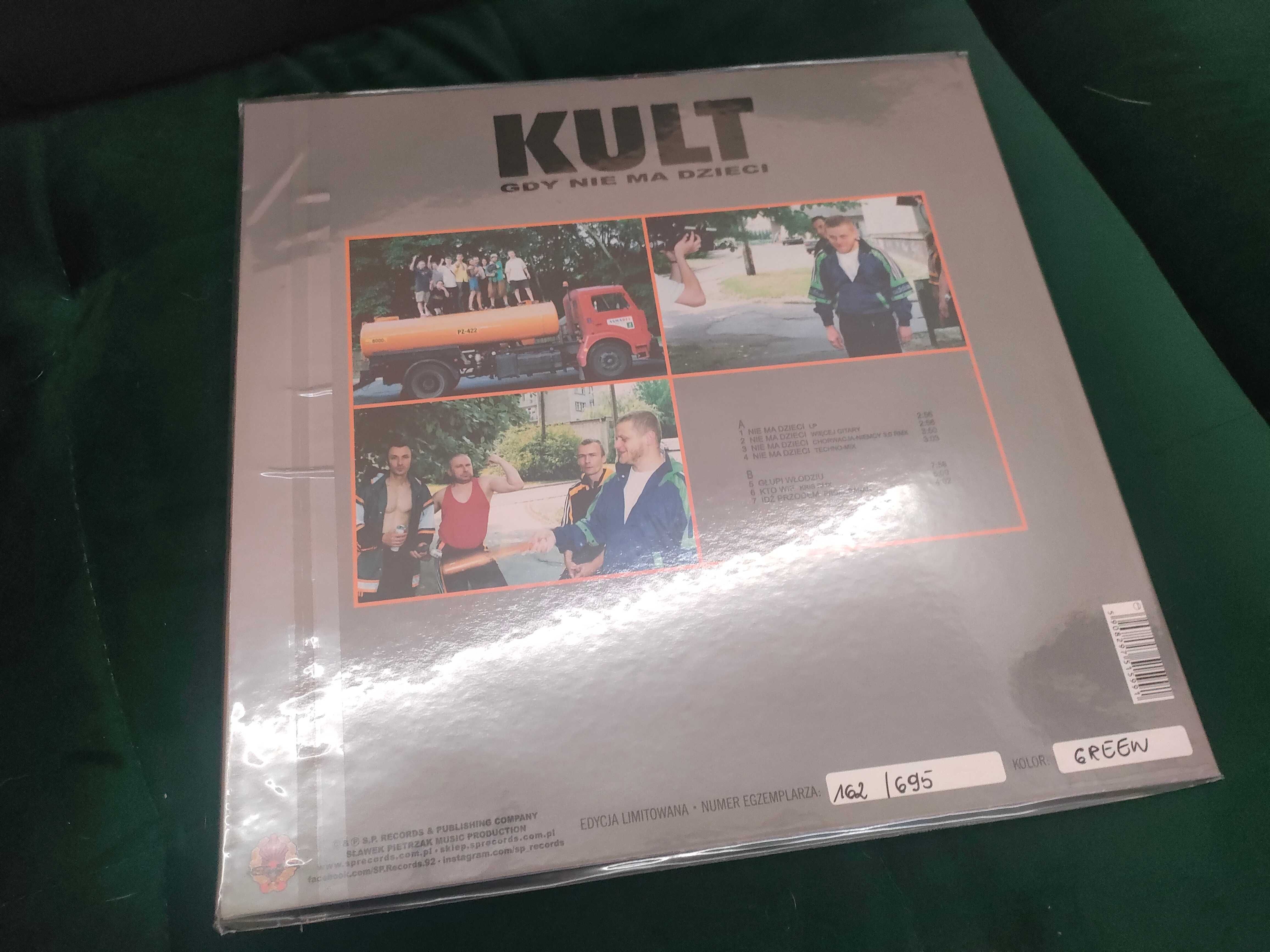 Kult gdy nie ma dzieci singiel green winyl vinyl