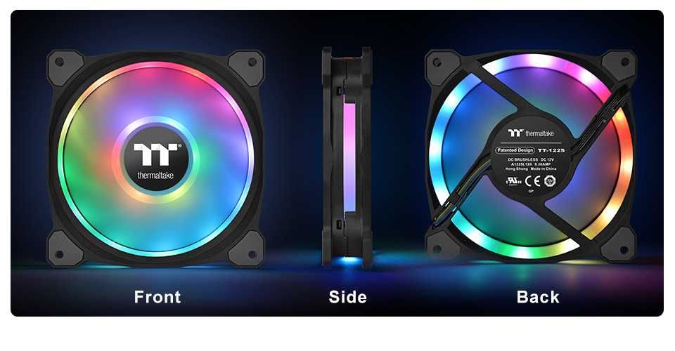 Thermaltake Riing Duo 12 3-pack ARGB кулери (CL-F073-PL12SW-A)