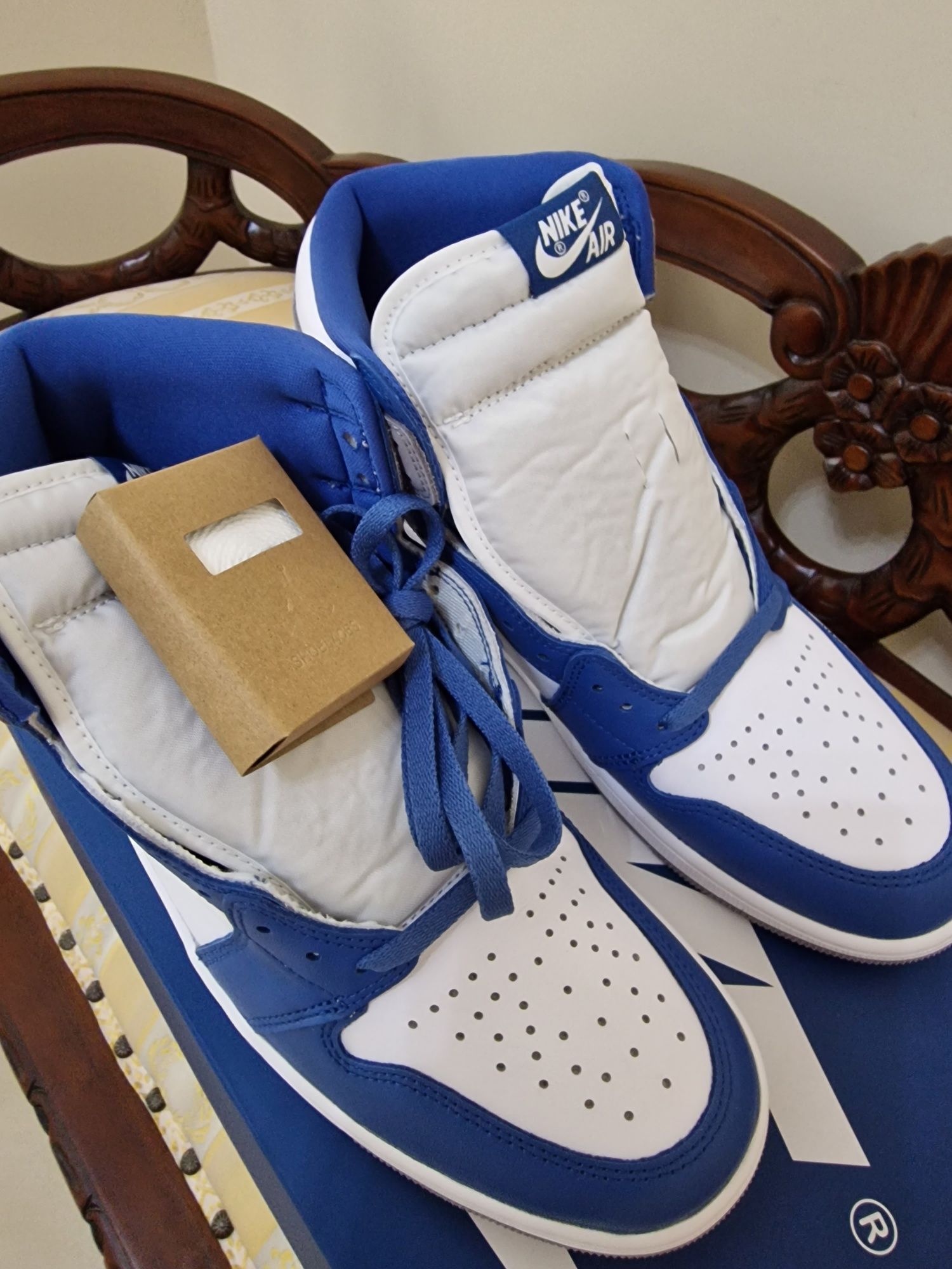 Nowe buty Nike Air Jordan 1 True Blue Retro 45