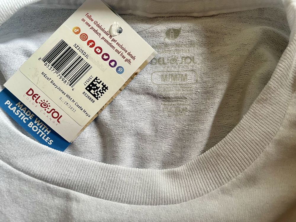 T-Shirt muda de cor Esqueleto Marca Del Sol