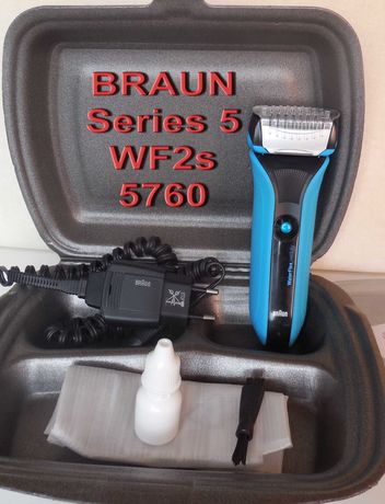 BRAUN Series 5 WF 2s 5760 c новыми лезвиями и сеткой + подарок !