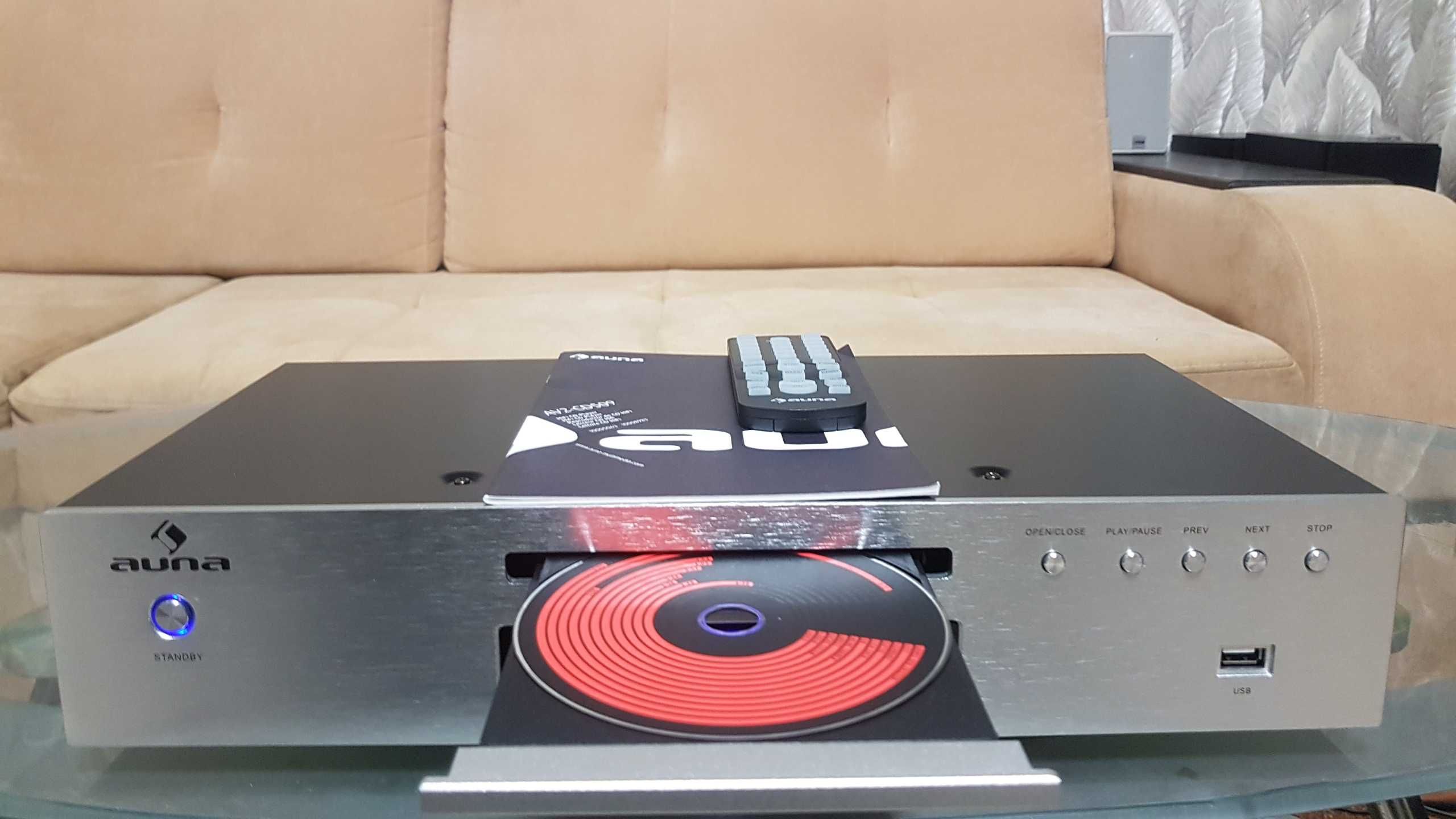 CD проигрыватель AUNA AV2-CD 509 Hi-Fi stereo/CD,MP3,Optical/,Germany