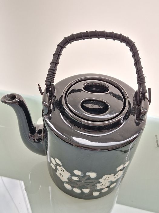 Conjunto chá Chinês bule e 4 copos loiça