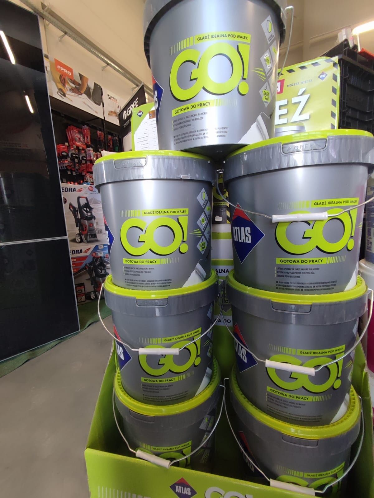 Gładź idealna pod wałek ATLAS GO! 25KG SUPER CENA