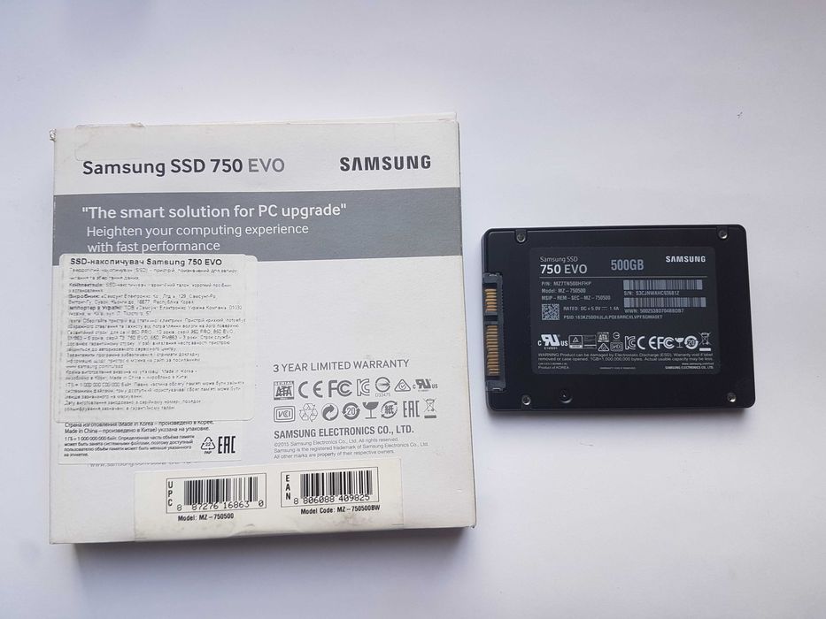 Samsung SSD EVO 750 500GB