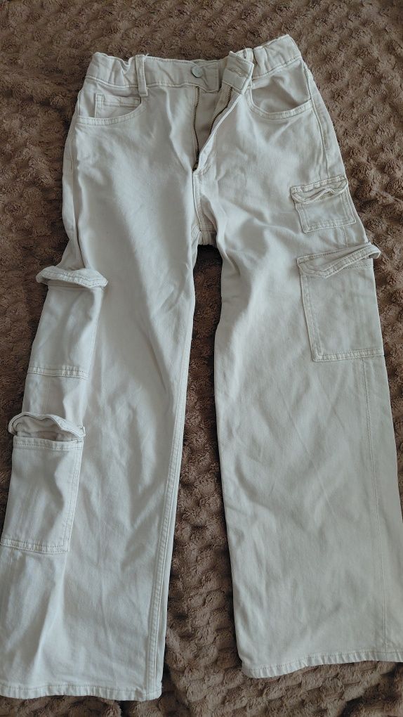 Bojówki H&M bawełniane  146