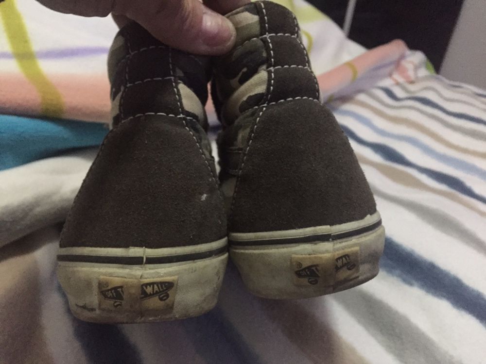 Tennis bota vans skate board