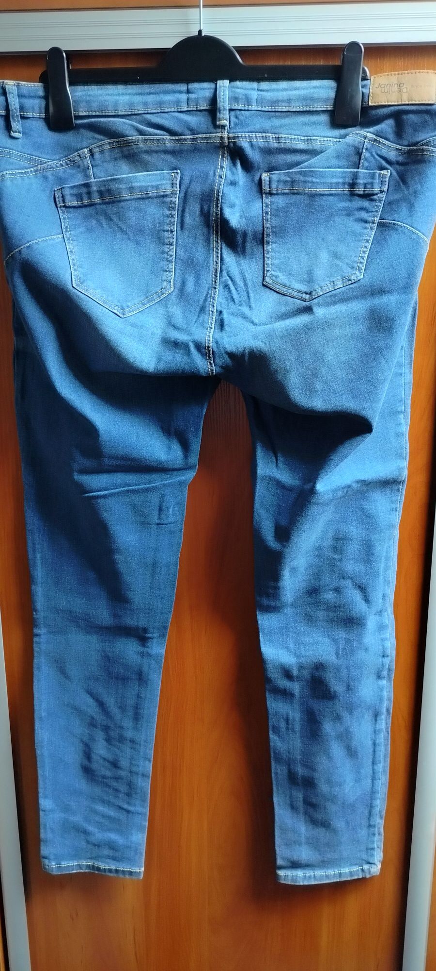 Ładne Duże Spodnie Dżinsowe Janina Skinny 48 stan idealny