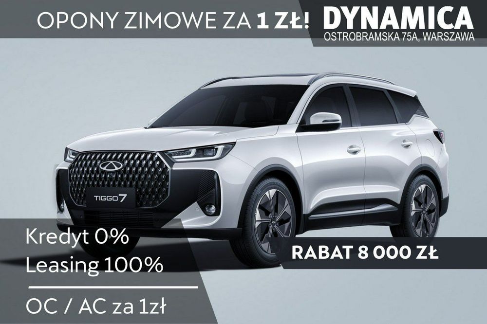 Chery Tiggo 7 Essential - 147KM - 1.6T GDI - Rocznik 2025