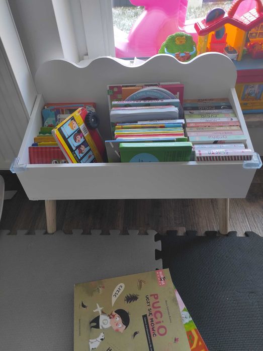 Biblioteczka na książki , skrzynia na zabawki dla dzieci