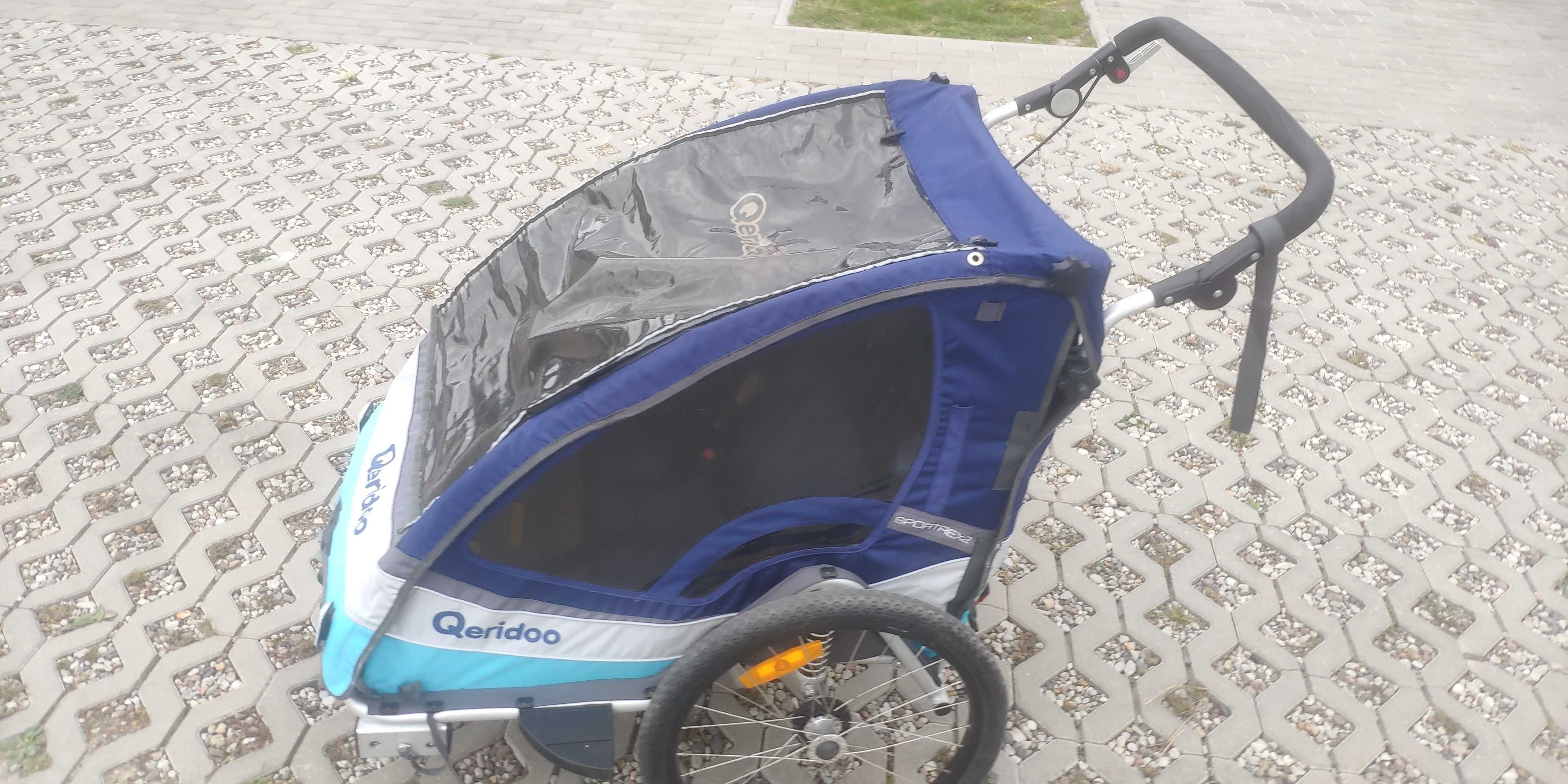 Qeridoo Sportrex 2, przyczepka rowerowo-spaceroowa