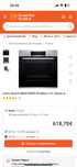 Forno Bosch HBG5780S0 Serie 6 Pirolítico 71L  ( NOVO)