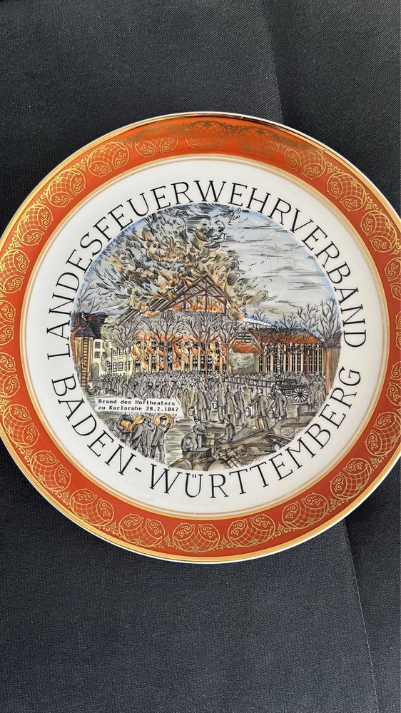 Talerze porcelanowe na sciane niemieckie Rolf Englerth