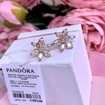 Сережки пандора оригінал, серьги пандора, сережки гербарій пандора