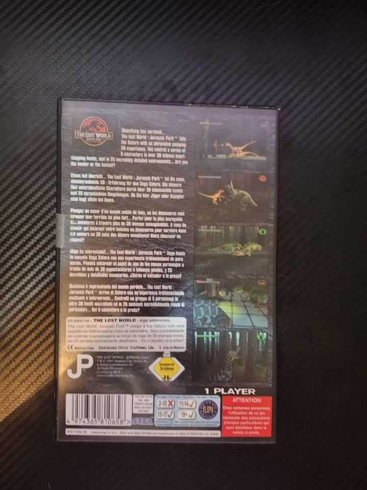 Jurassic Park: The Lost World - Sega Saturn (COMPLETO)