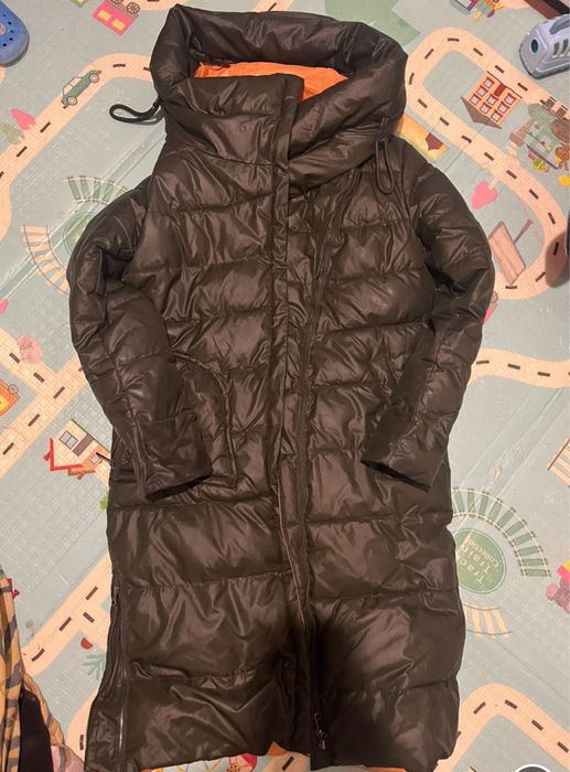Пуховик 44-46 довгий зима , осінь