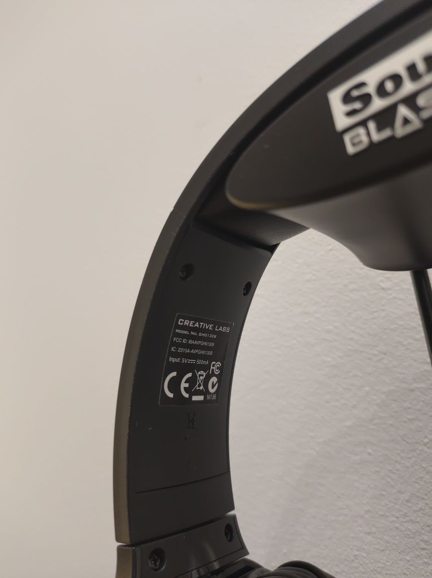 Sound Blaster Tactic 3D Omega Wireless słuchawki bezprzewodowe nauszne
