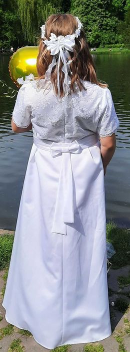 sukienka komunijna na wzrost około 140cm