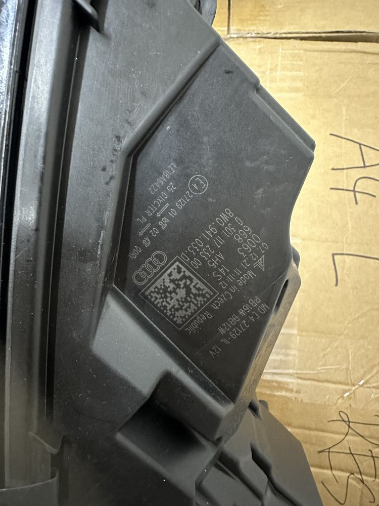 Фари фары фара  стопы стоп Audi A4 B9 2019-2023 FULL LED  EU
