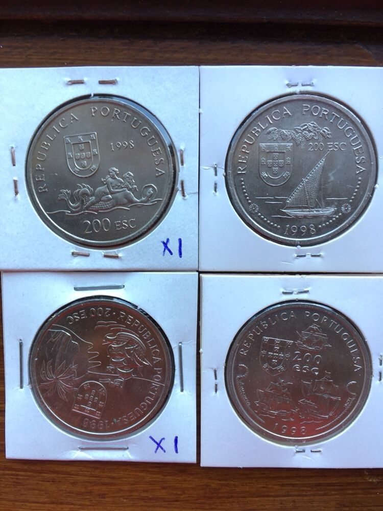 Moedas 200 escudos serie IX