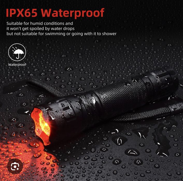 DarkBeam Latarka czerwona na polowania dla myśliwego