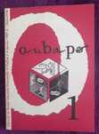 Oubapo #1  [L’ Association; Paris. 1997] BD Experimental