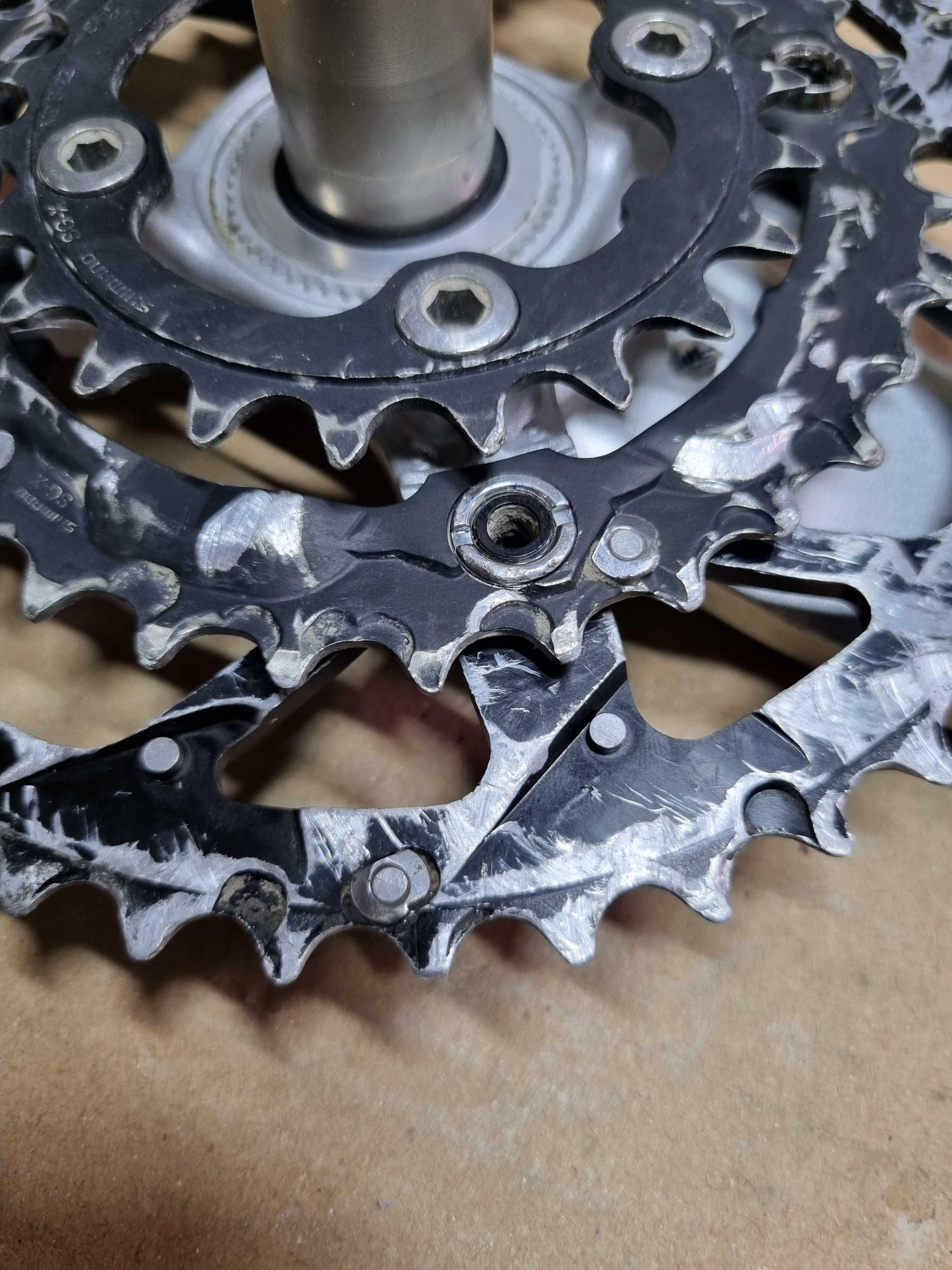 Mechanizm korbowy Deore XT m760, 175