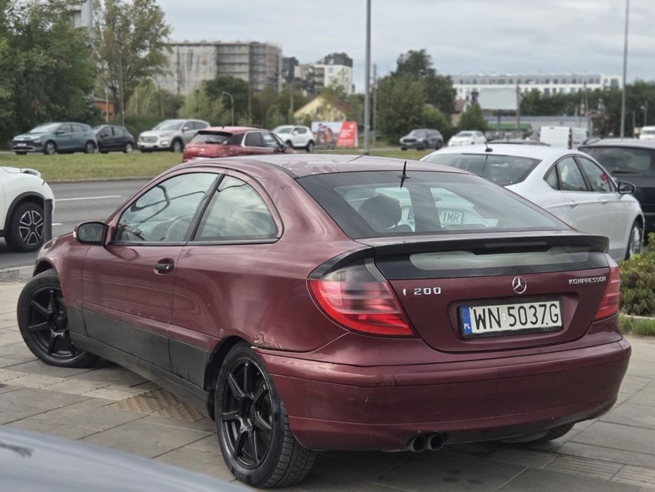 Na sprzedaż Mercedes C200 2.0 LPG/automat/nowe felgi/kompresor