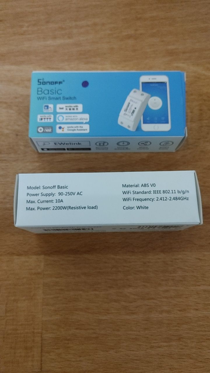 Nowe  Sonoff Basic Wifi smart switch przełącznik.