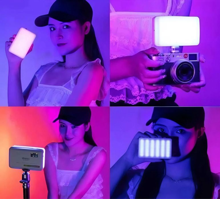 Ulanzi VL120 RGB LED світло для відео та фото, портативне, 3100 мАг
