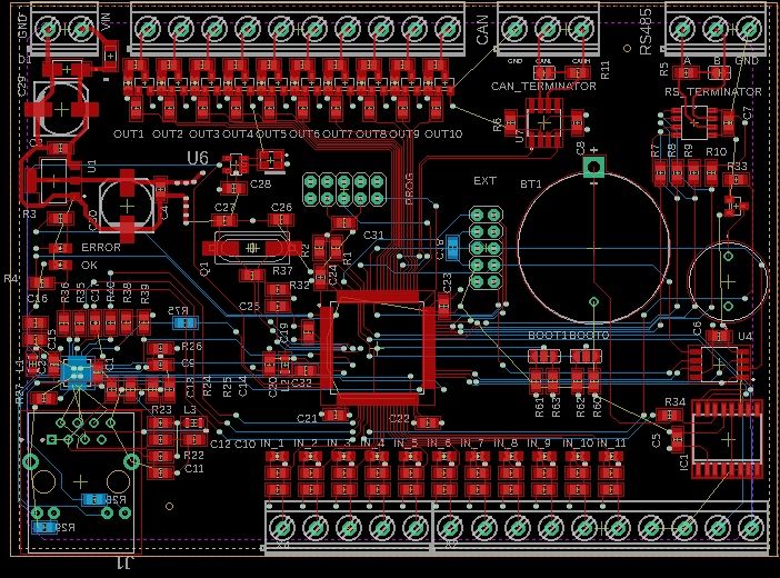 Projekt embedded - PCB + software (C/C++)