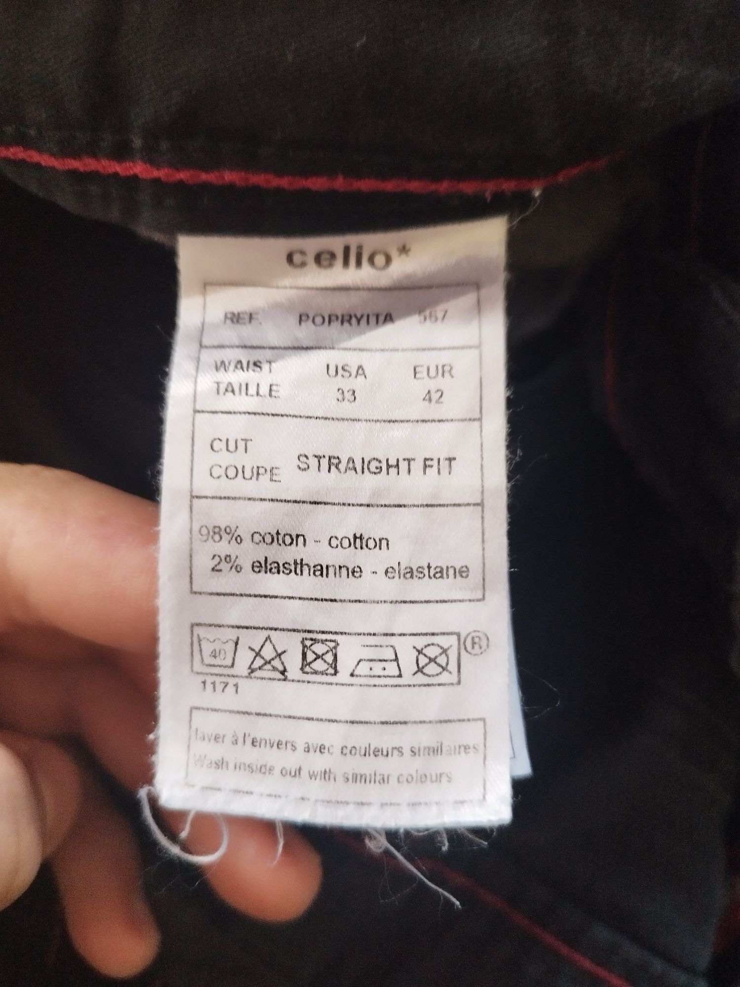Штани Джинси CELIO чорні/графітові